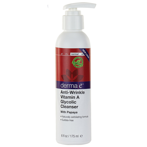 Derma e Anti-Wrinkle Vitamin A Glycolic Cleanser