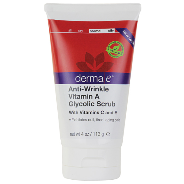 Derma e Anti-Wrinkle Vitamin A Glycolic Scrub